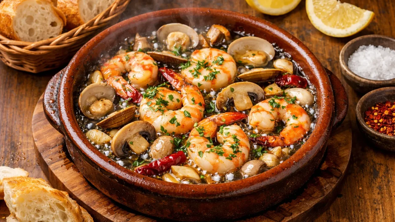 スペインの定番アヒージョのレシピ