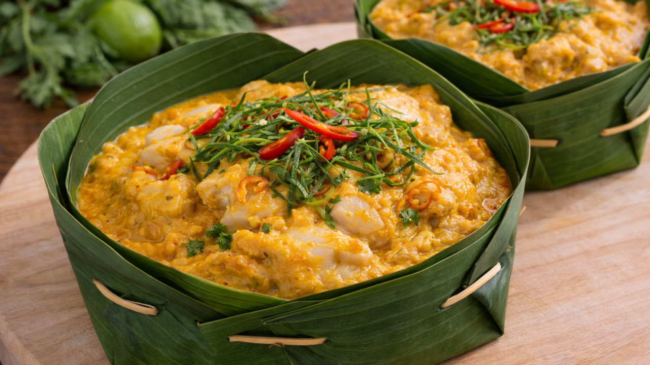 カンボジアの定番アモックのレシピ