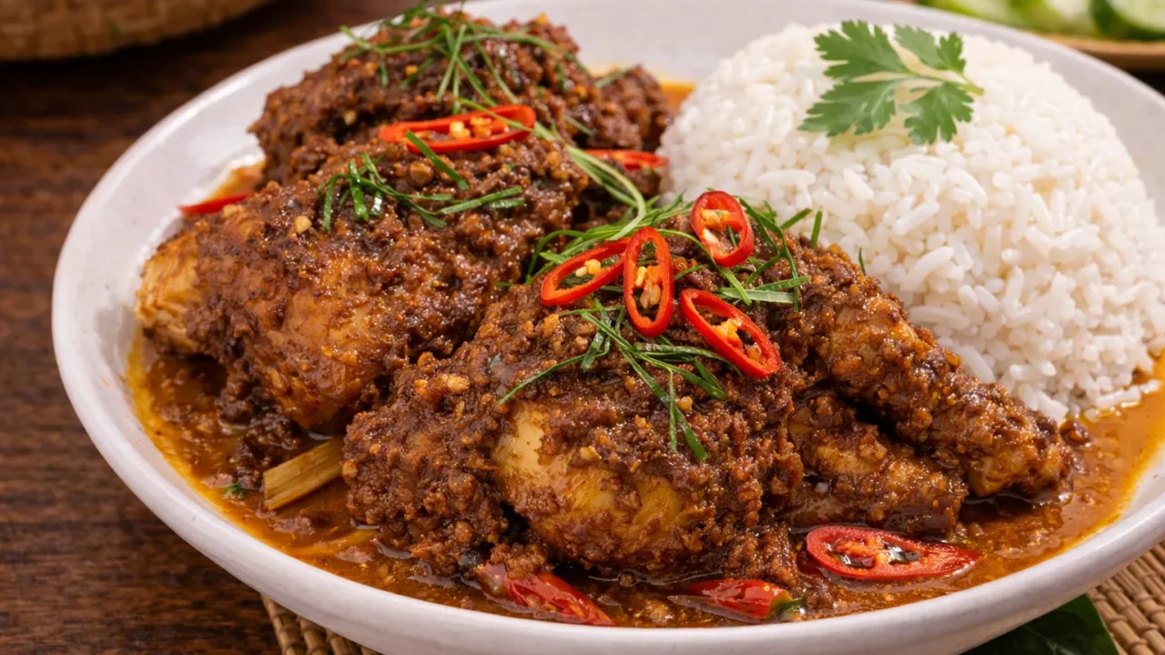 マレーシアの定番アヤムレンダンのレシピ