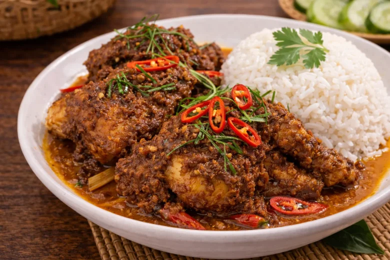 マレーシアの定番アヤムレンダンのレシピ