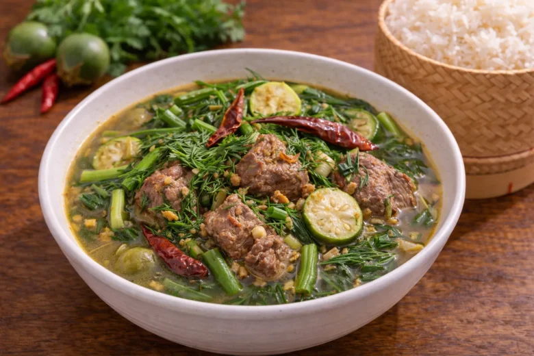 ラオスの定番オーラムのレシピ