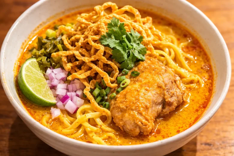 タイの定番カオソーイのレシピ