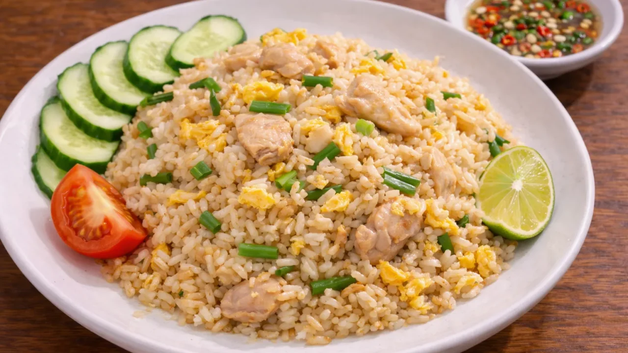 タイの定番カオパットのレシピ