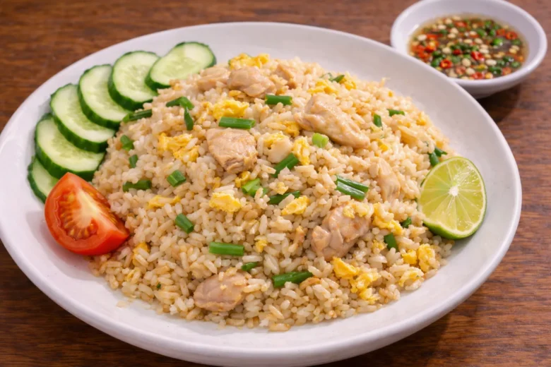 タイの定番カオパットのレシピ