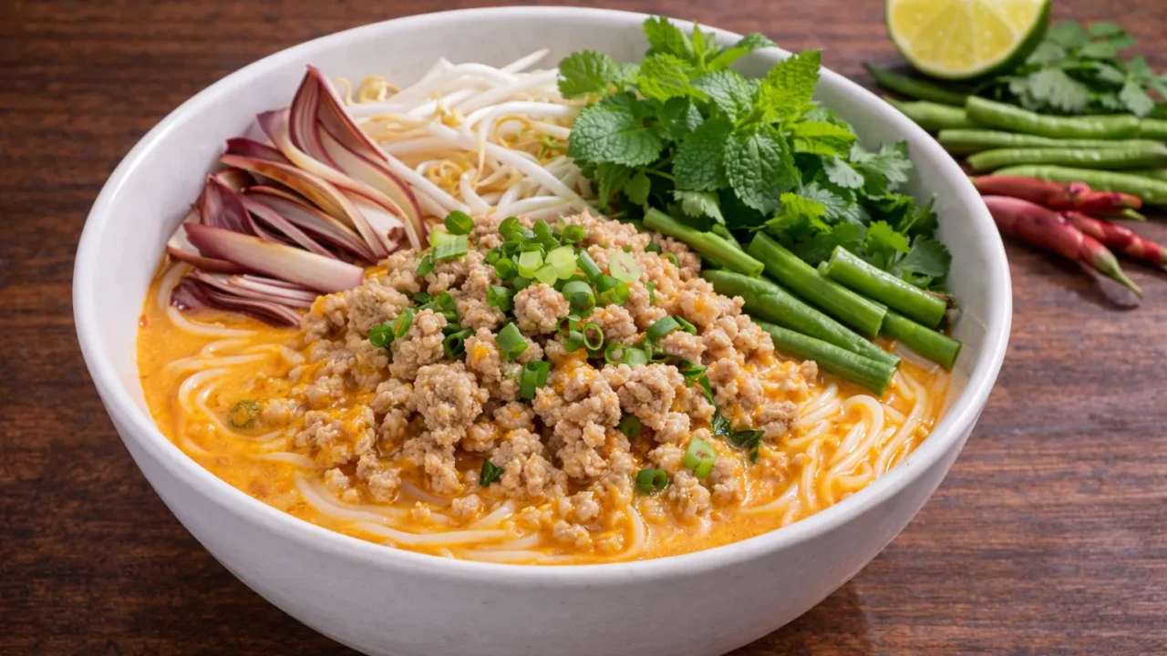 ラオスの定番カオプンのレシピ