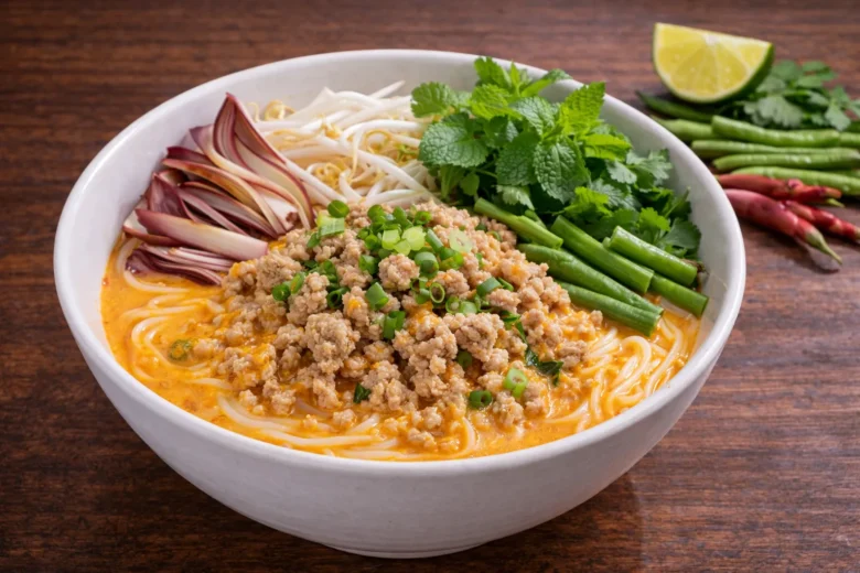 ラオスの定番カオプンのレシピ