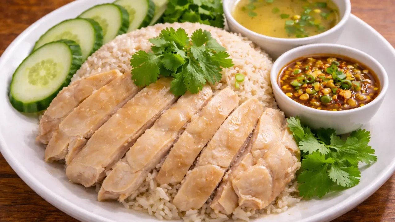 タイの定番カオマンガイのレシピ