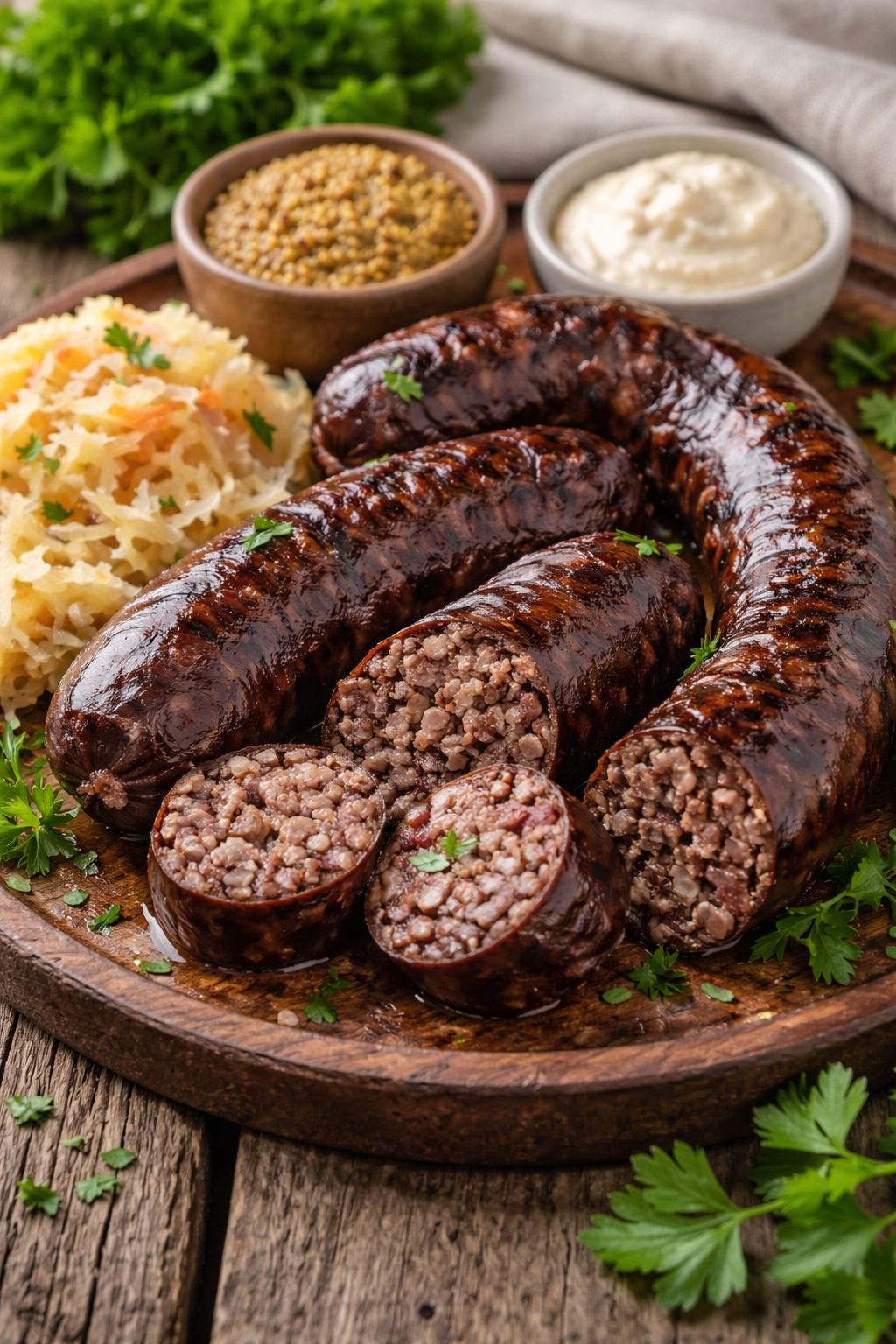 ベラルーシの定番キシュカの完成品　盛り付け画像