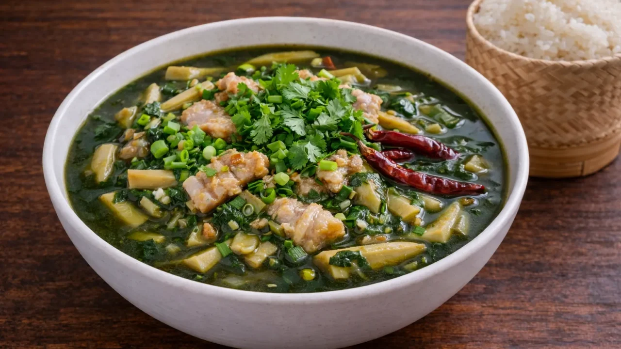 ラオスの定番ケーンノーマイのレシピ