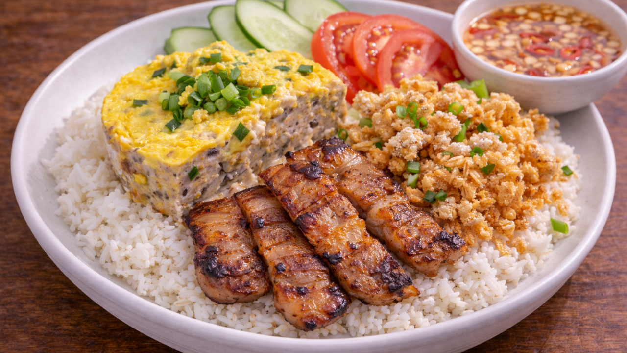 ベトナムの定番コムタムのレシピ