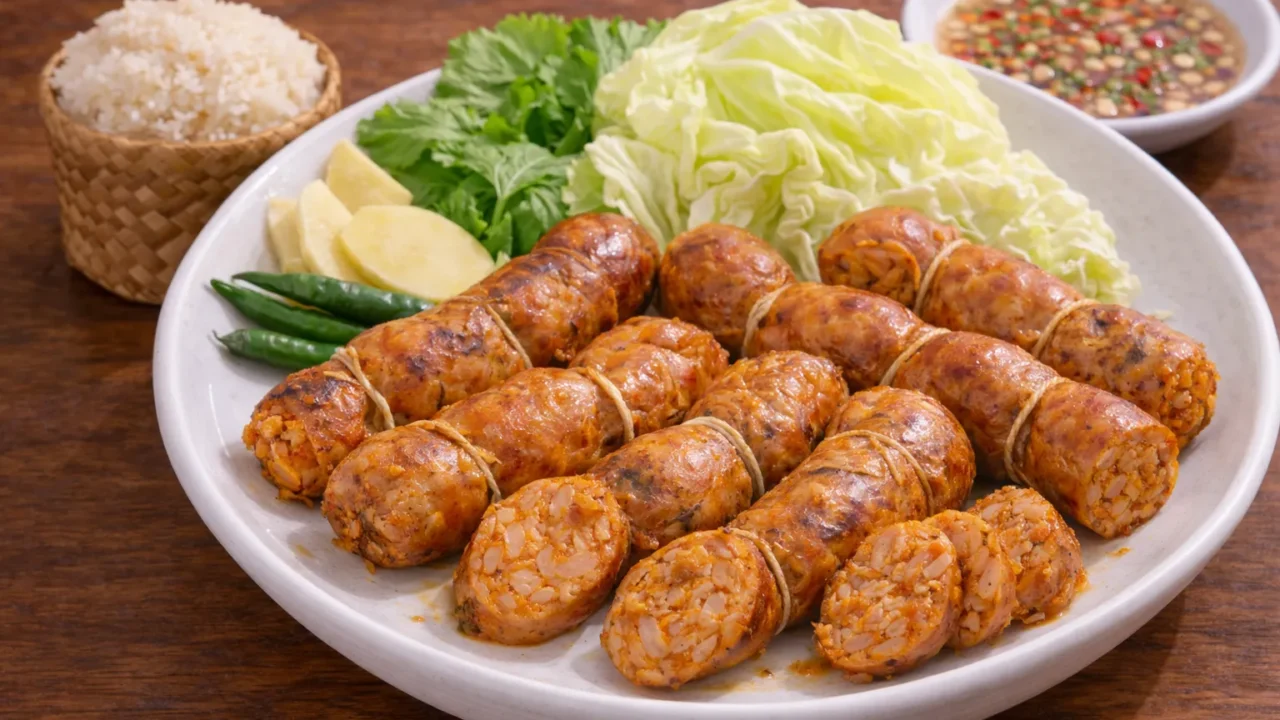 タイの定番サイウアのレシピ