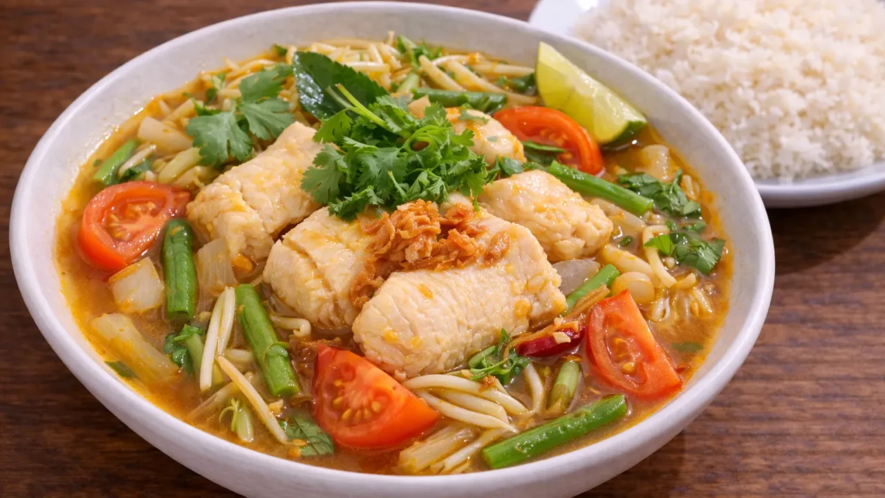 カンボジアの定番サムローマチューのレシピ