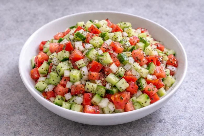 イランの定番シーラーズサラダのレシピ