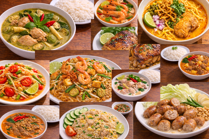 タイ料理の定番レシピ15選｜自宅で作れる本格的な味と基本の調味料ガイド