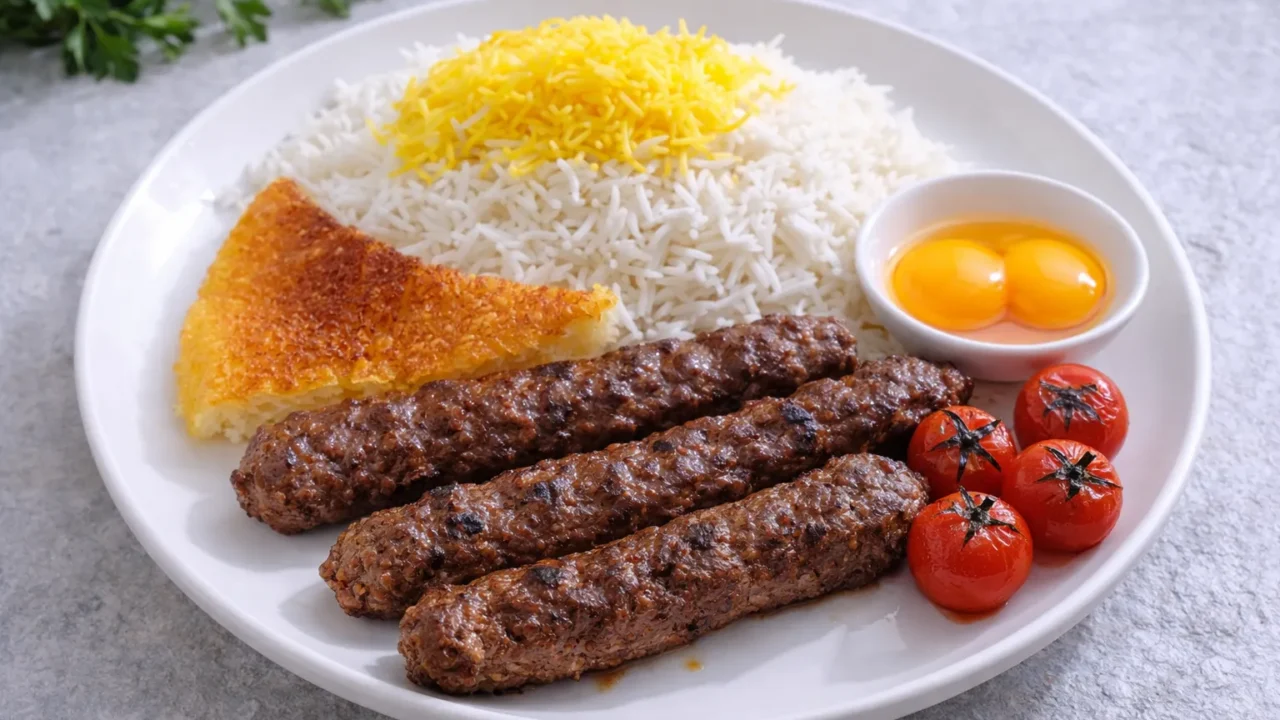 イランの定番チェロケバブのレシピ