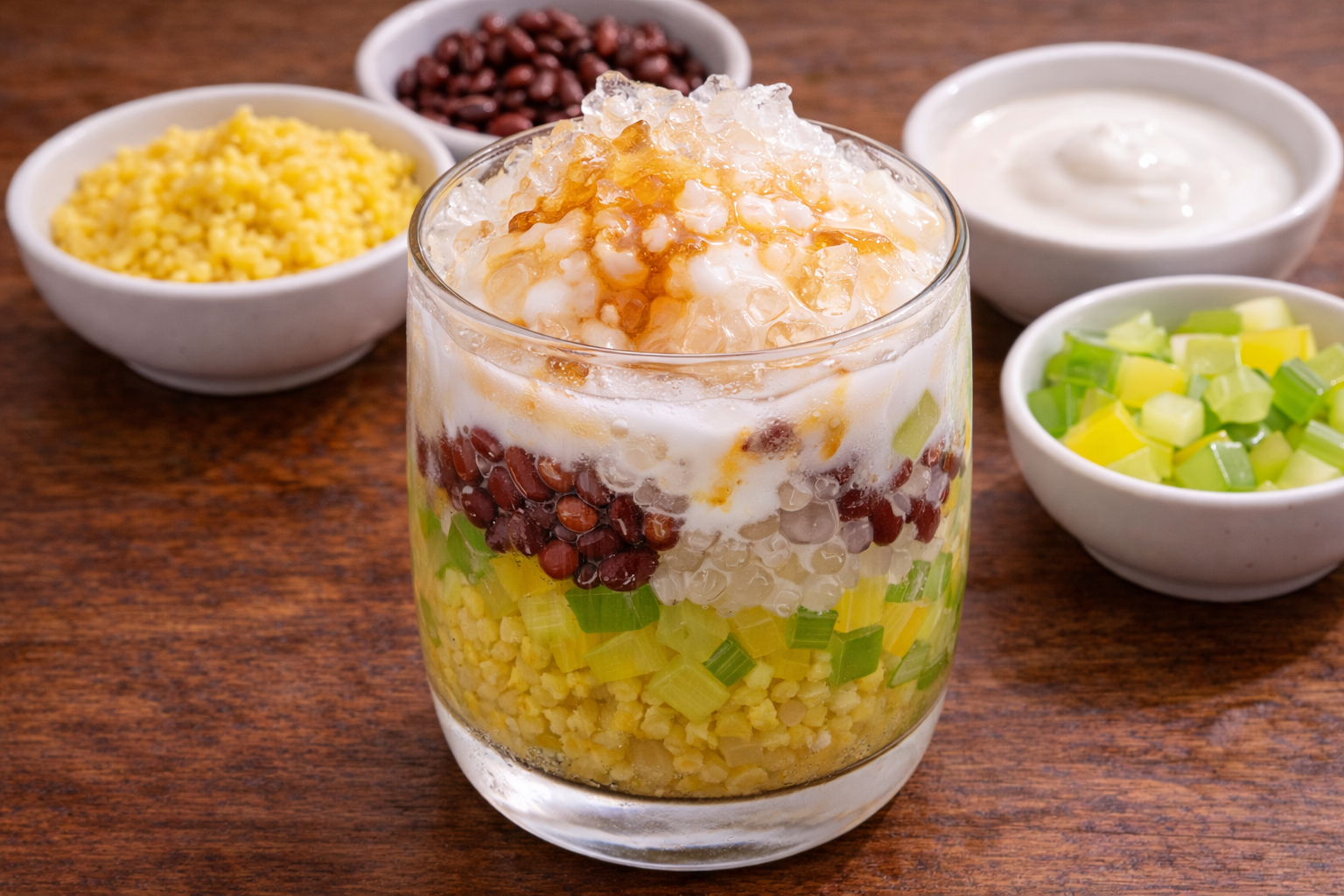 ベトナムの定番チェーの完成品 盛り付け画像