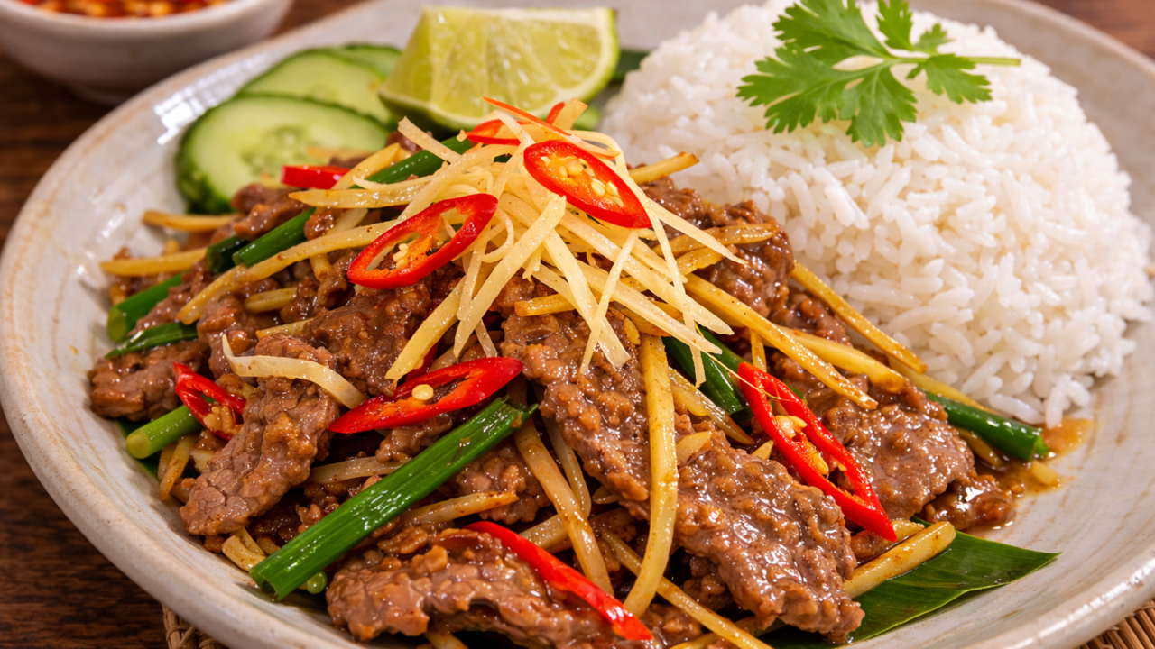 カンボジアの定番チャークニャイのレシピ