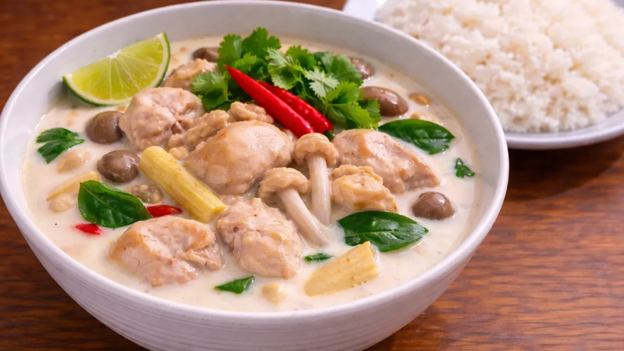 タイの定番トムカーガイのレシピ