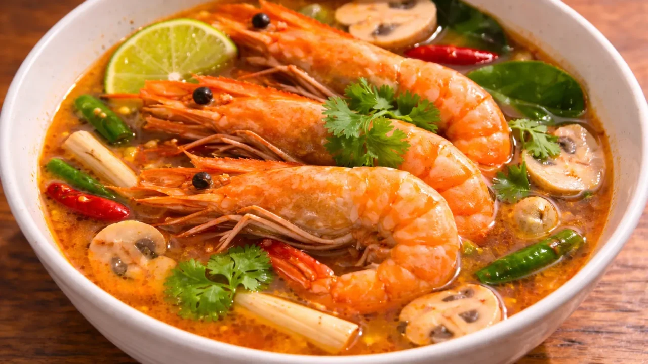 タイの定番トムヤムクンのレシピ