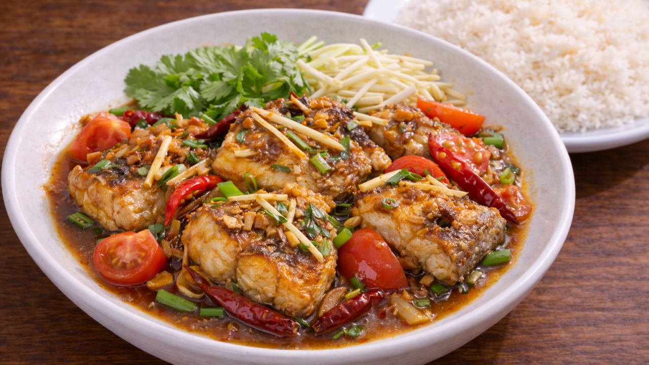 カンボジアの定番トレイチャアムプルーのレシピ