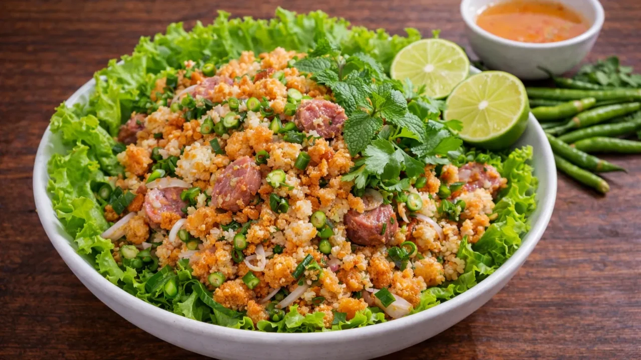 ラオスの定番ナムカオのレシピ