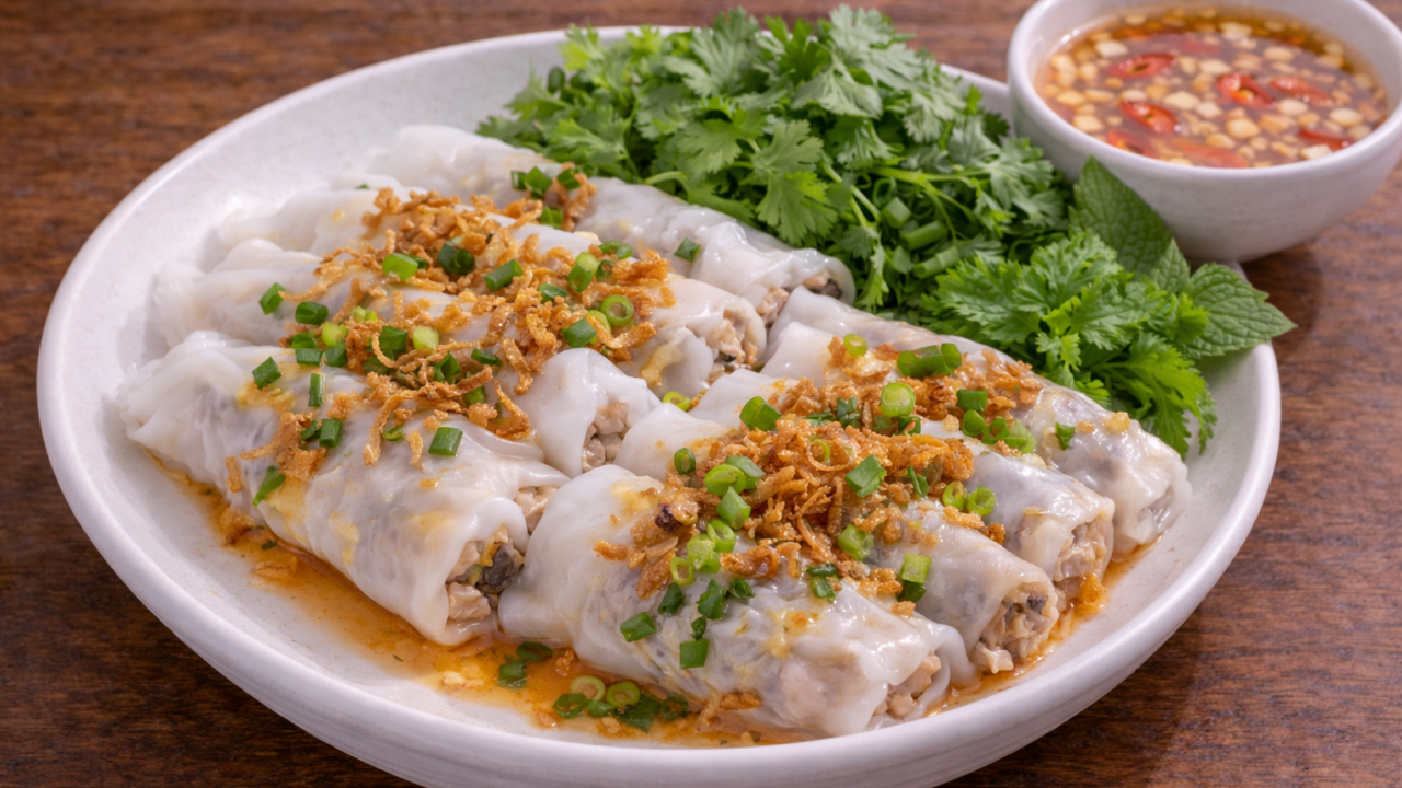 ベトナムの定番バインクオンのレシピ