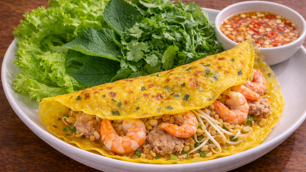 ベトナムの定番バインセオのレシピ