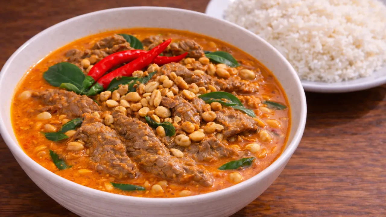 タイの定番パネーンカレーのレシピ