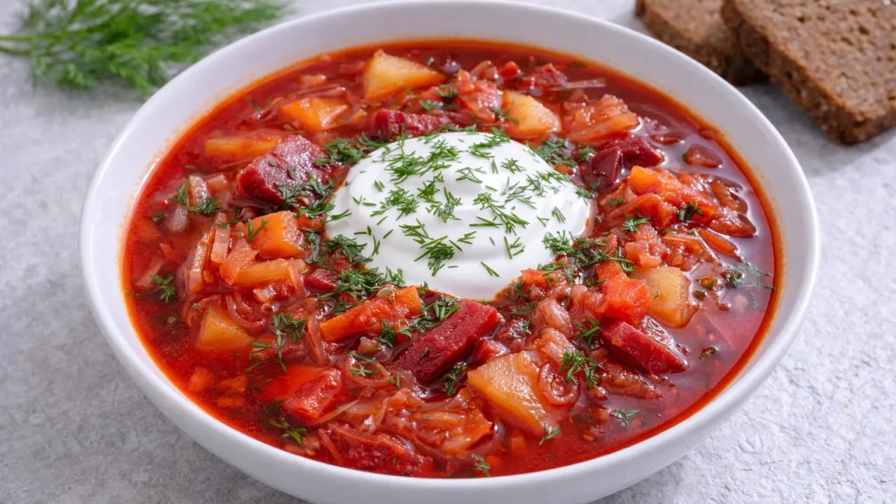 ウクライナの定番ボルシチのレシピ