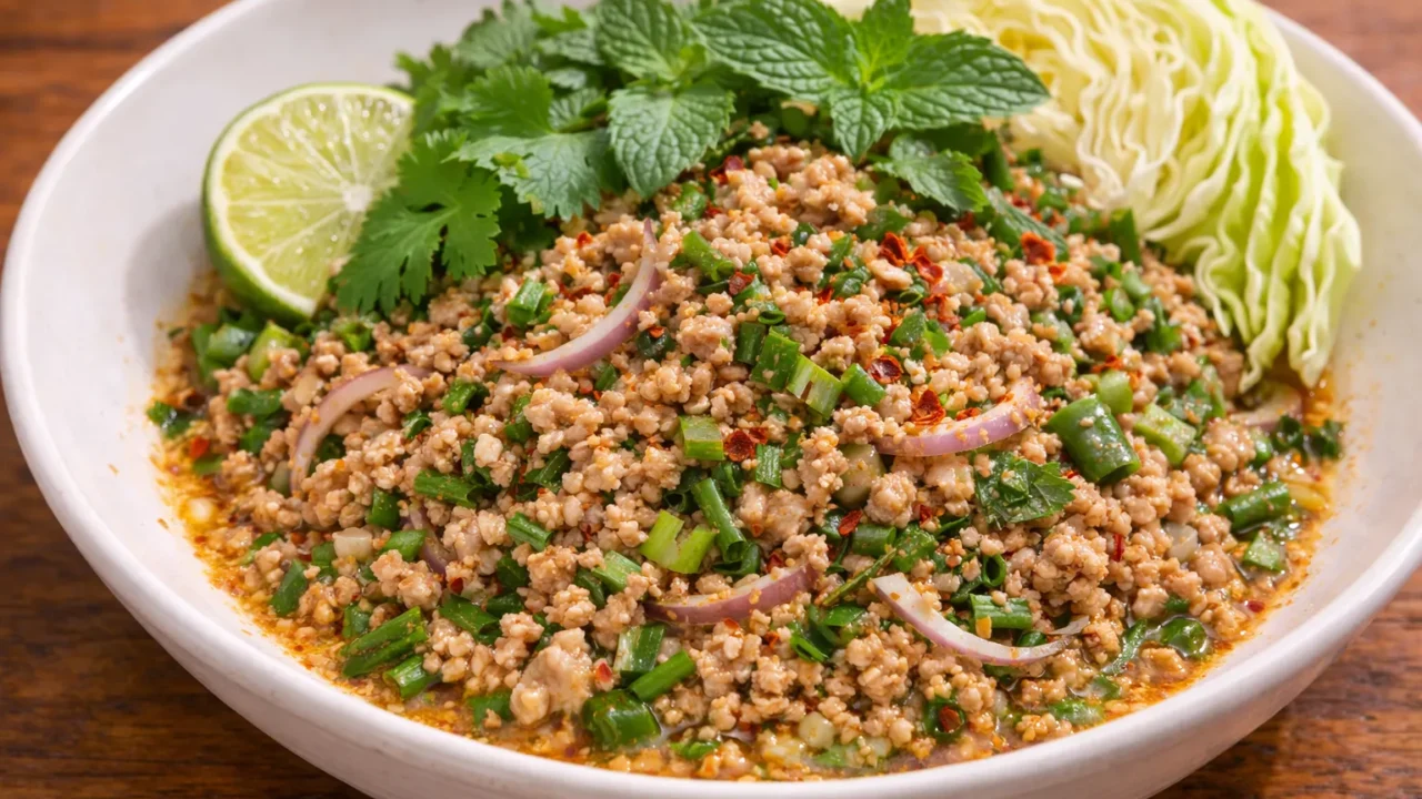 タイ・ラオスの定番ラープのレシピ