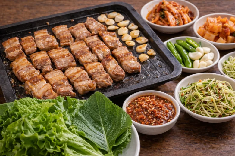 韓国の定番サムギョプサルのレシピ