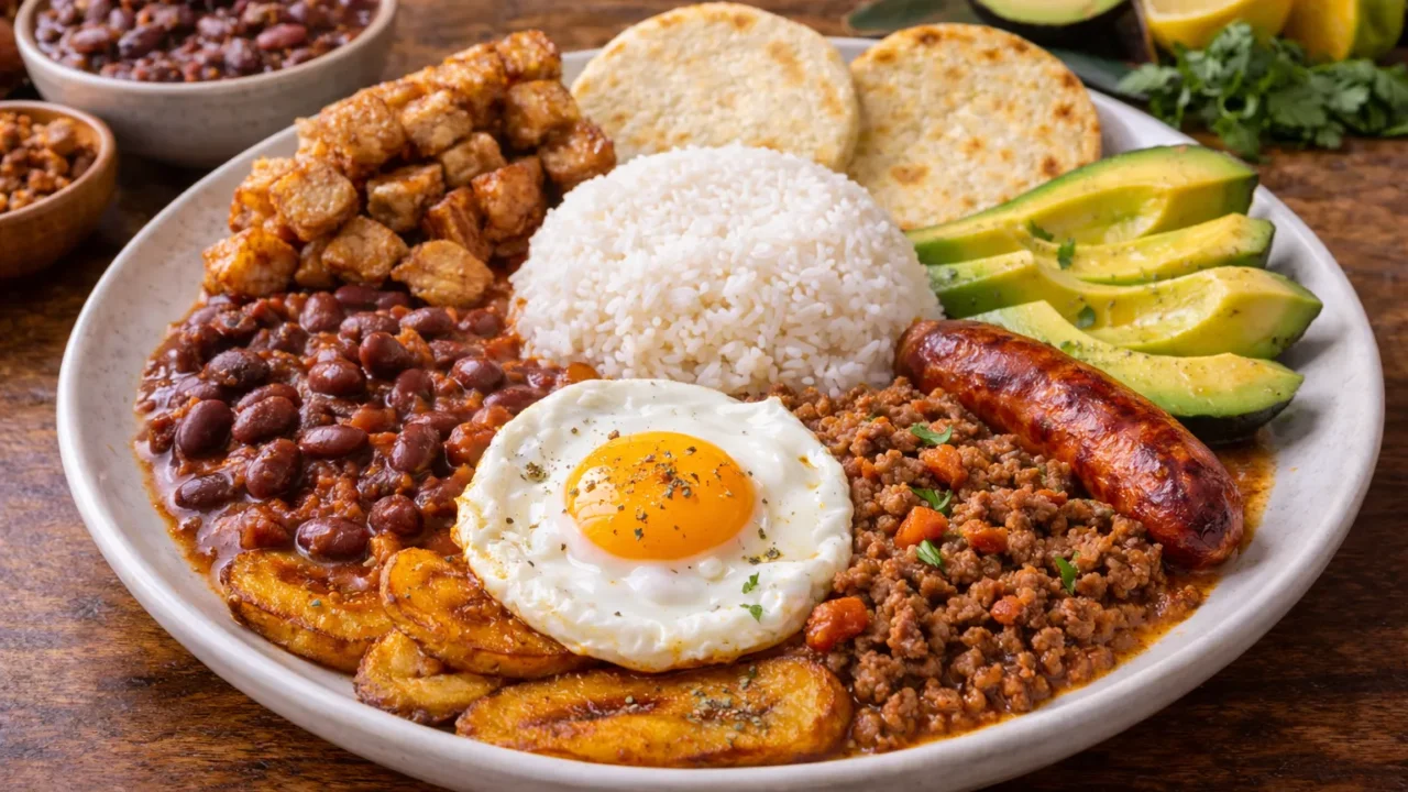 コロンビアの定番バンデハ・パイサのレシピ