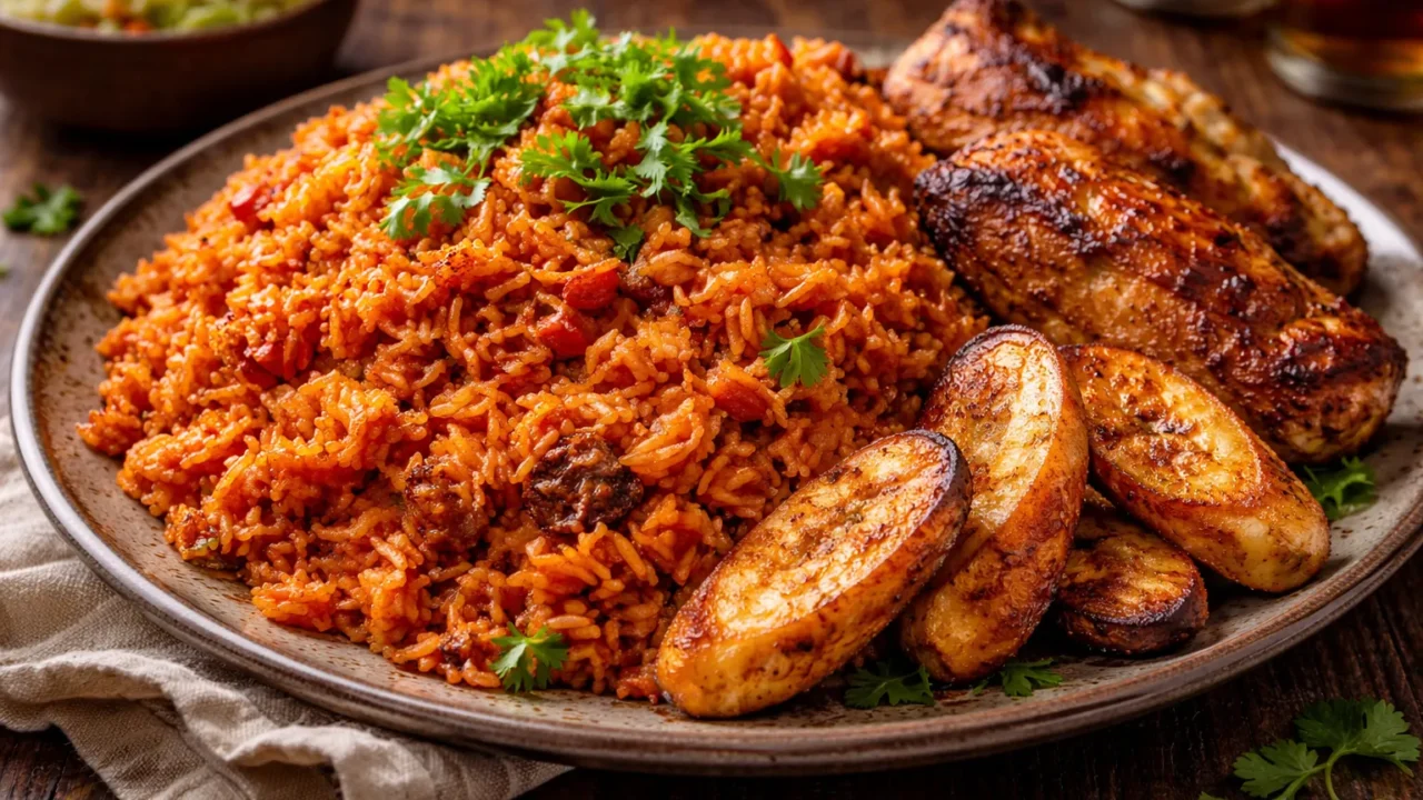 シエラレオネの定番ジョロフライスのレシピ