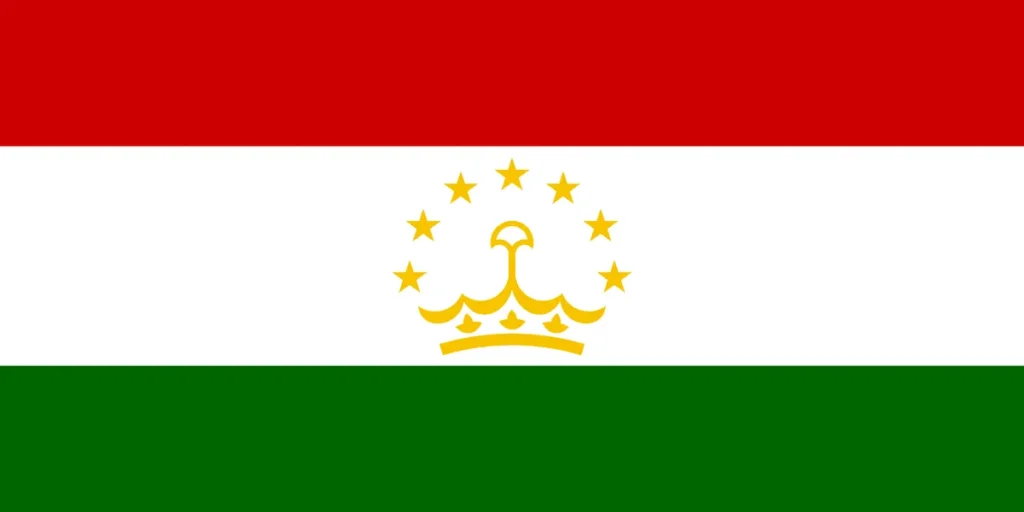 タジキスタン　国旗