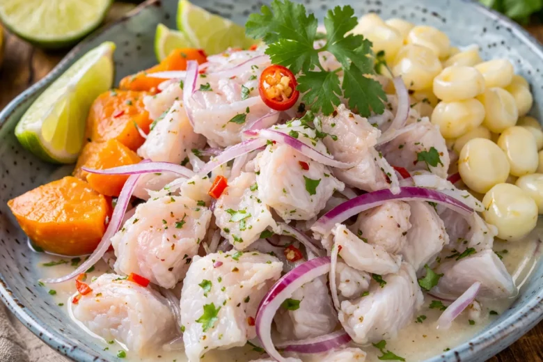 ペルーの定番セビーチェのレシピ